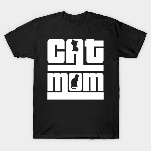 Cat Mom T-Shirt by Mustapha Sani Muhammad